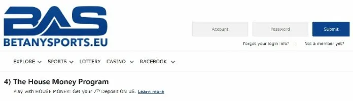Betanysports review house money program