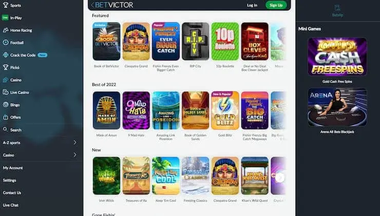 BetVictor Mastercard Casino