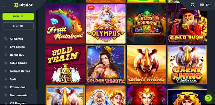 BitSlot games