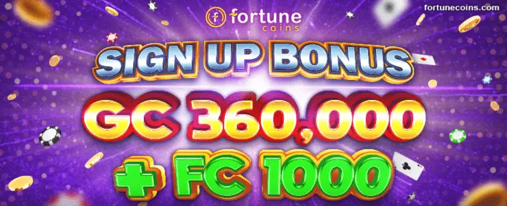 Fortune Coins Signup Bonus
