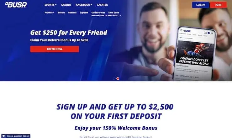 Homepage of BUSR
