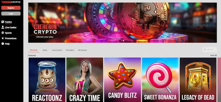 ReelCrypto Home Page