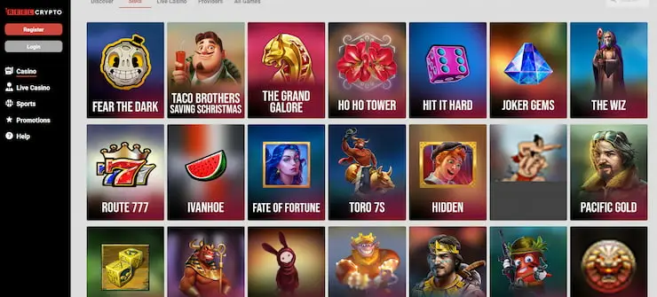Reelcrypto games online