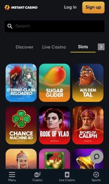 instant casino