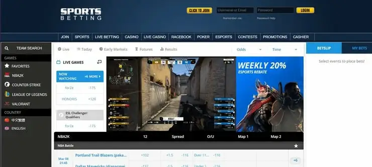 Live steaming Esports