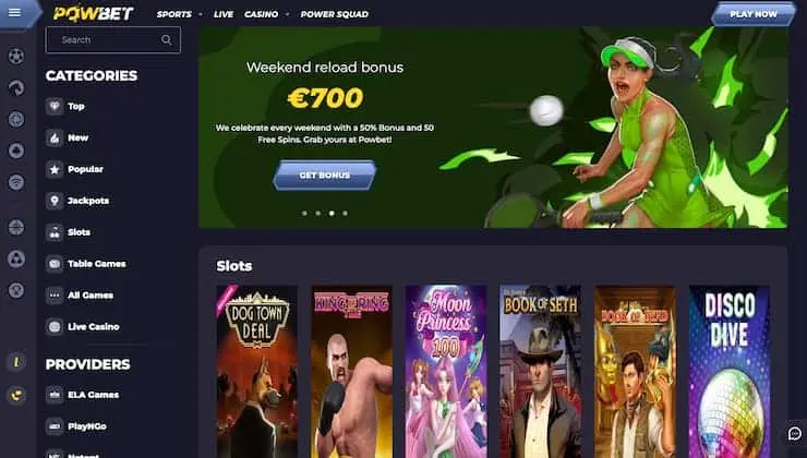 Powbet Mastercard Casino