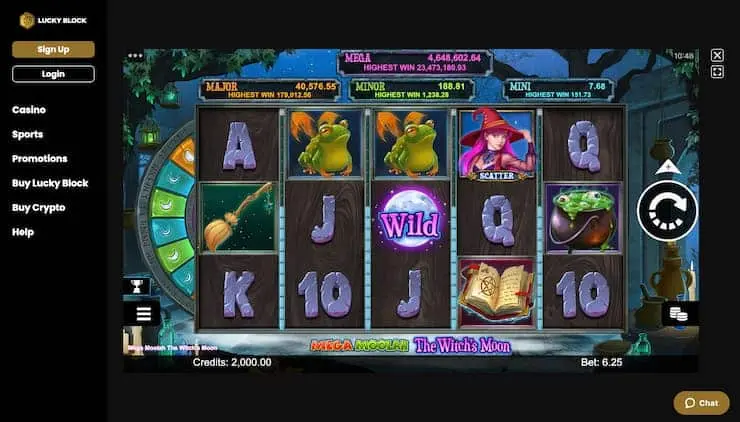 Mega Moolah Slot The Witch’s Moon