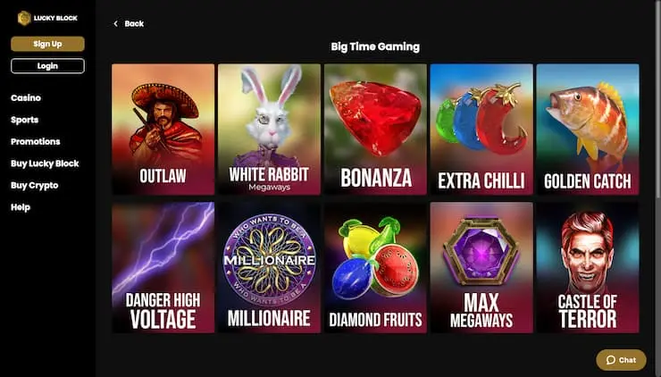 Lucky Block Casino Danger High Voltage Slot