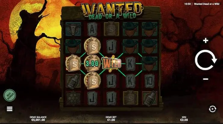 Wanted Dead or a Wild win