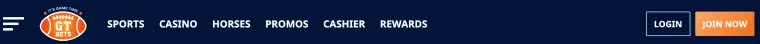 gt bets sign up button