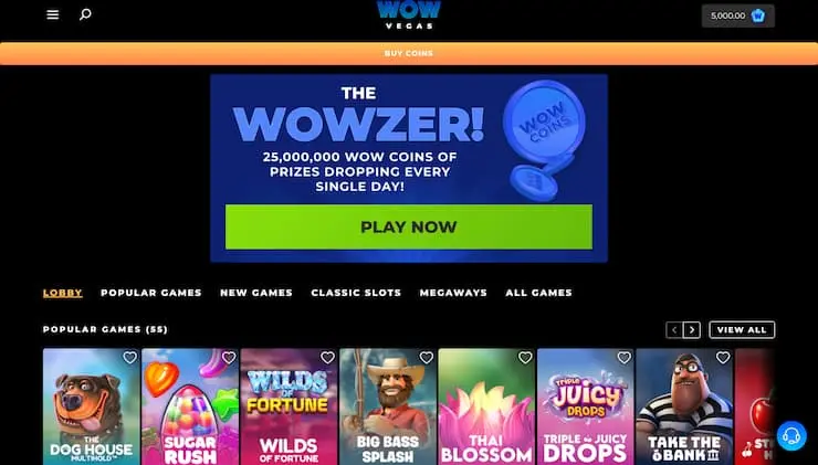 WOW Vegas Casino Review