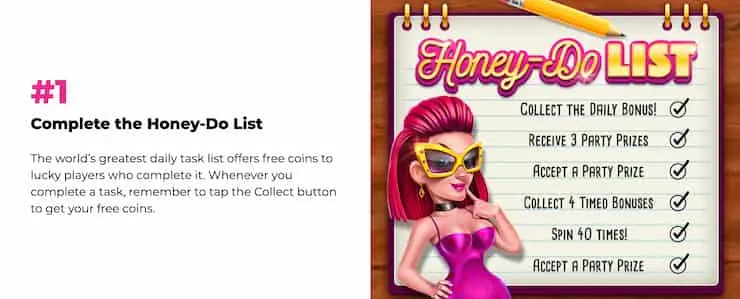 Jackpot Party Honey-Do List