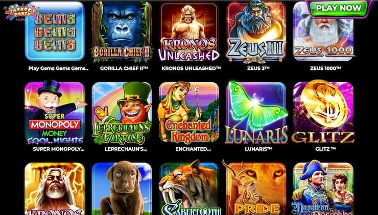 Jackpot Party Game Selection