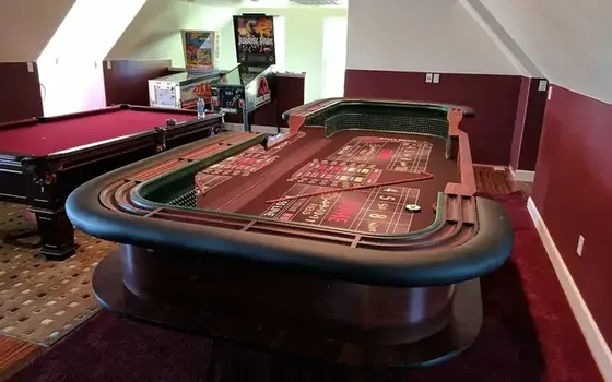 Craps table