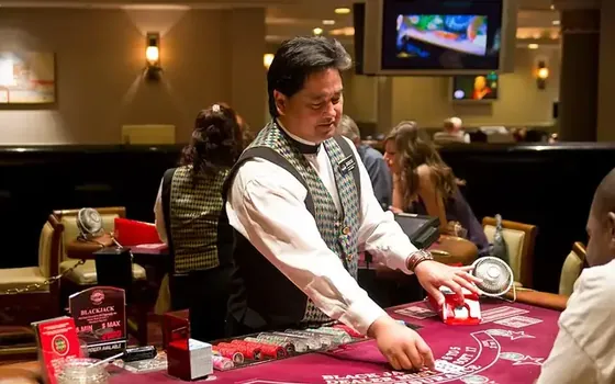 Live dealer table