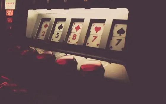 Video poker table