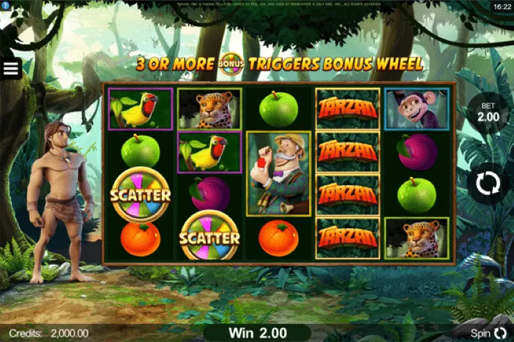 Tarzan Bonus Trigger