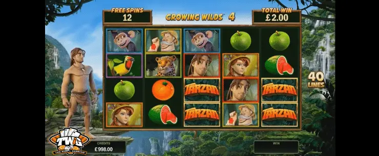 Tarzan Free Spins 1