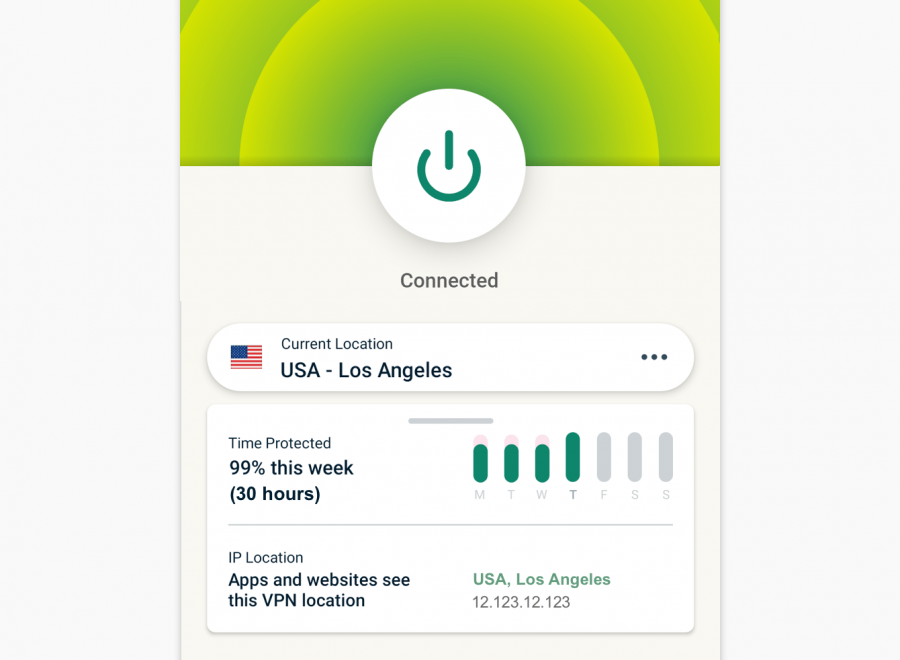 ExpressVPN Connected