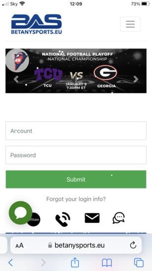 Betanysports mobile betting Washington apps