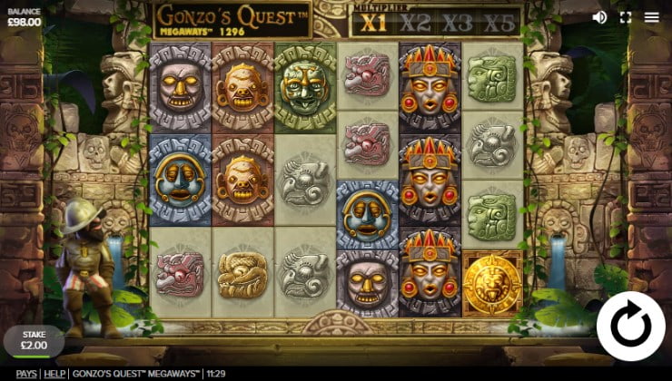 Gonzo’s Quest Megaways from the Red Tiger brand