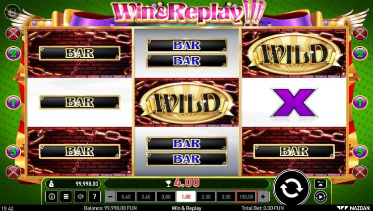 The Win & Replay online slot from Wazdan