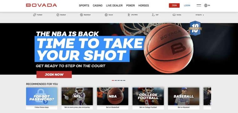 Bovada sports betting Texas