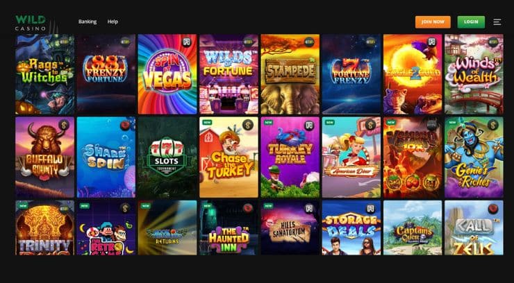 Wild Casino slots