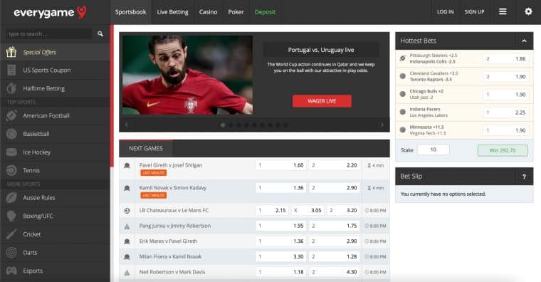 EveryGame sports betting platform