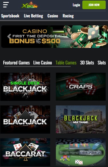 XBet Real Money Blackjack App