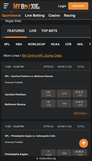 mybookie homepage