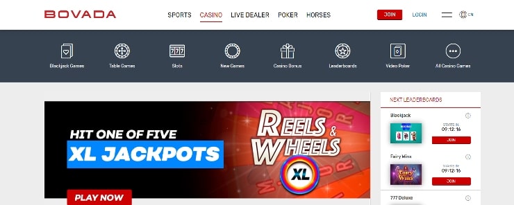real money online casino California - Bovada