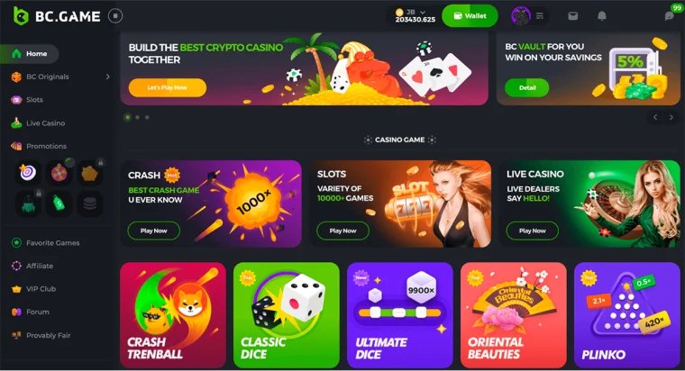 BC.Game is One of the Best Providers of Slots by Pragmatic Play