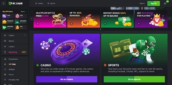 BC.Game with Play'nGo slot games