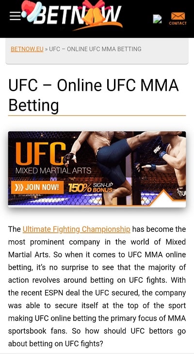 BetNow UFC
