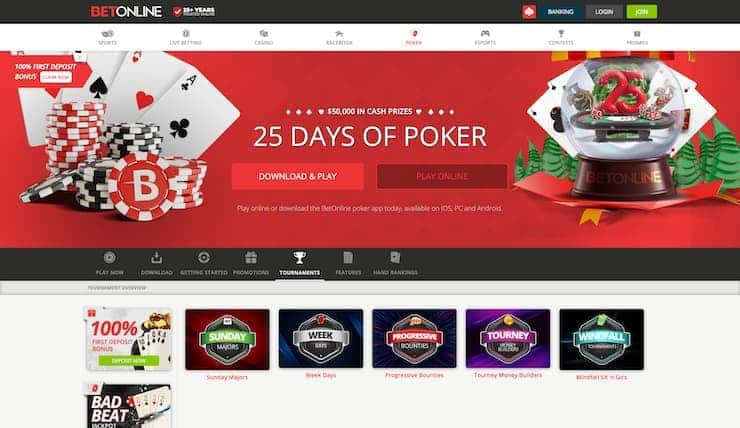 BetOnline Ohio Online Poker Site