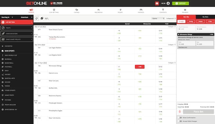 BetOnline Sportsbook
