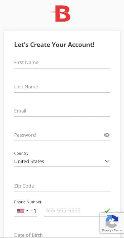 BetOnline Step 2