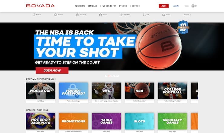 Bovada Kentucky Sports Betting Site