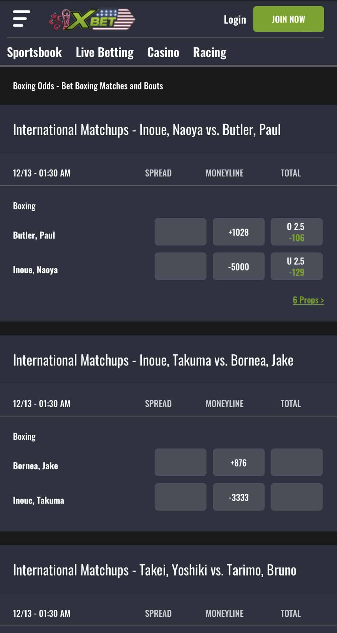XBet Mobile Betting App. Washington
