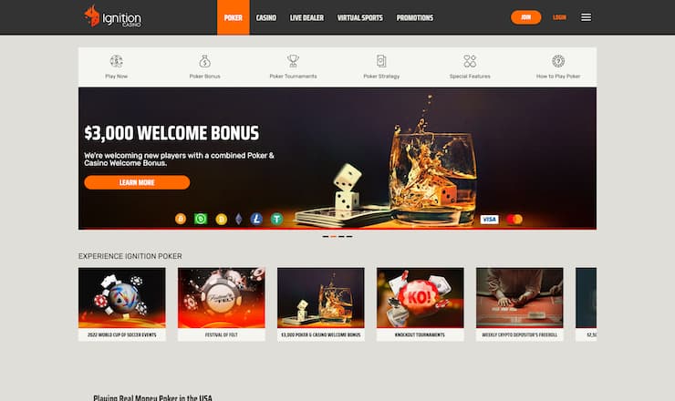 Ignition Connecticut Online Poker Site