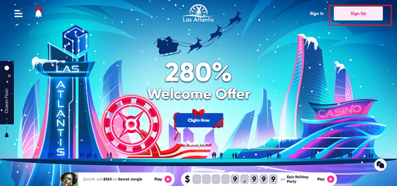 Las Atlantis WV online casino