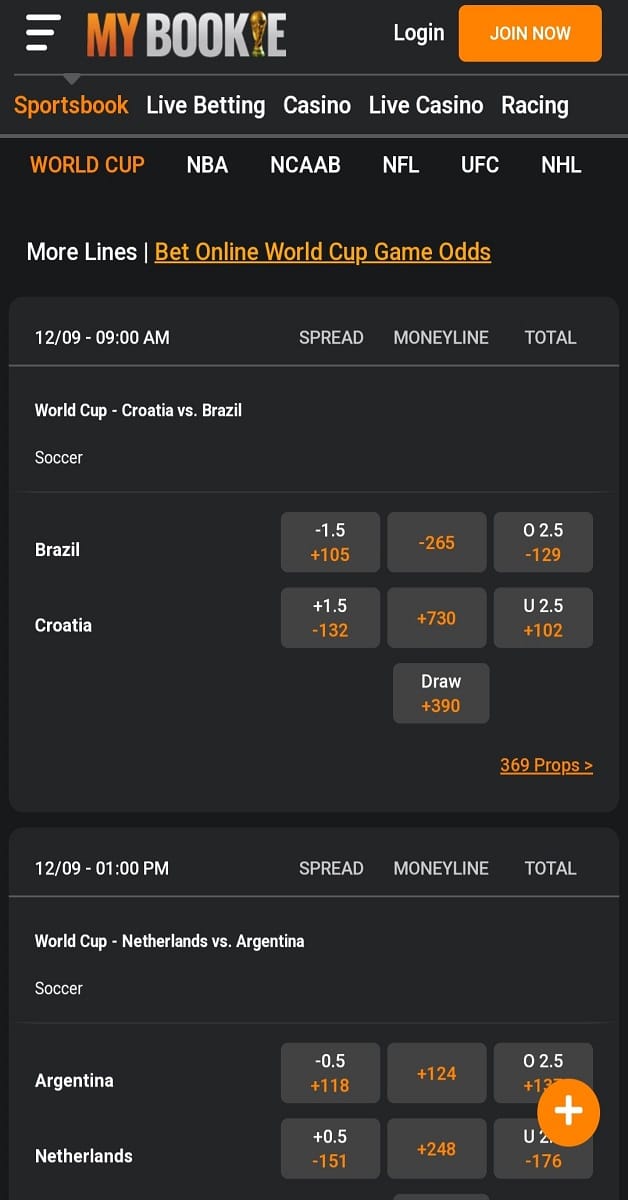 MyBookie Soccer