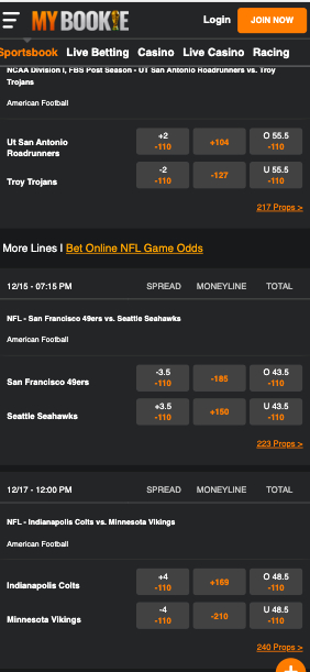 MyBookie App