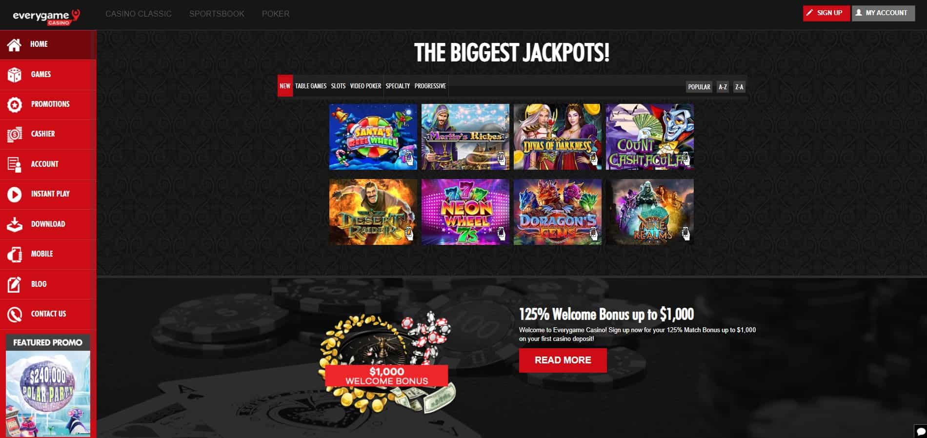 everygame online casino amex