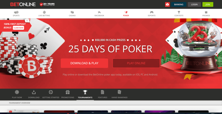Bovada Poker Room