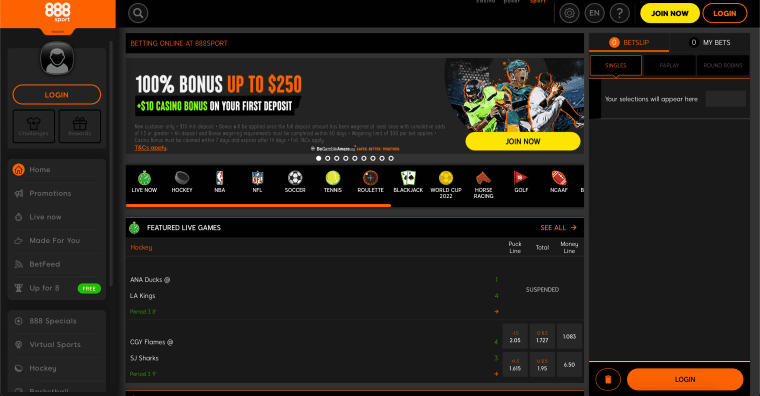 888Sport Sportsbook