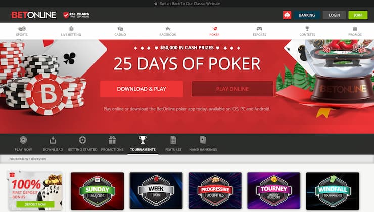 BetOnline Casino Poker