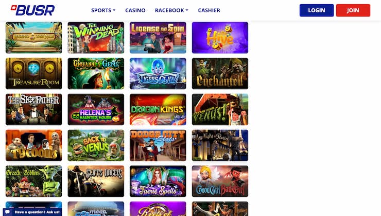 BUSR Casino Games