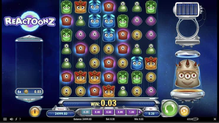 Reactoonz Slot